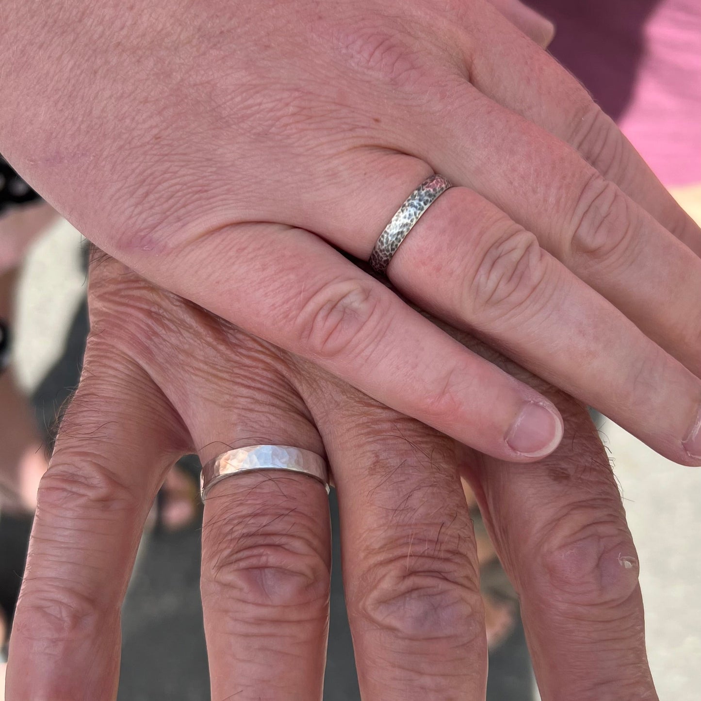 Bague réalisé lors d'une initiation a rennes, fabriquez votre anneau en argent