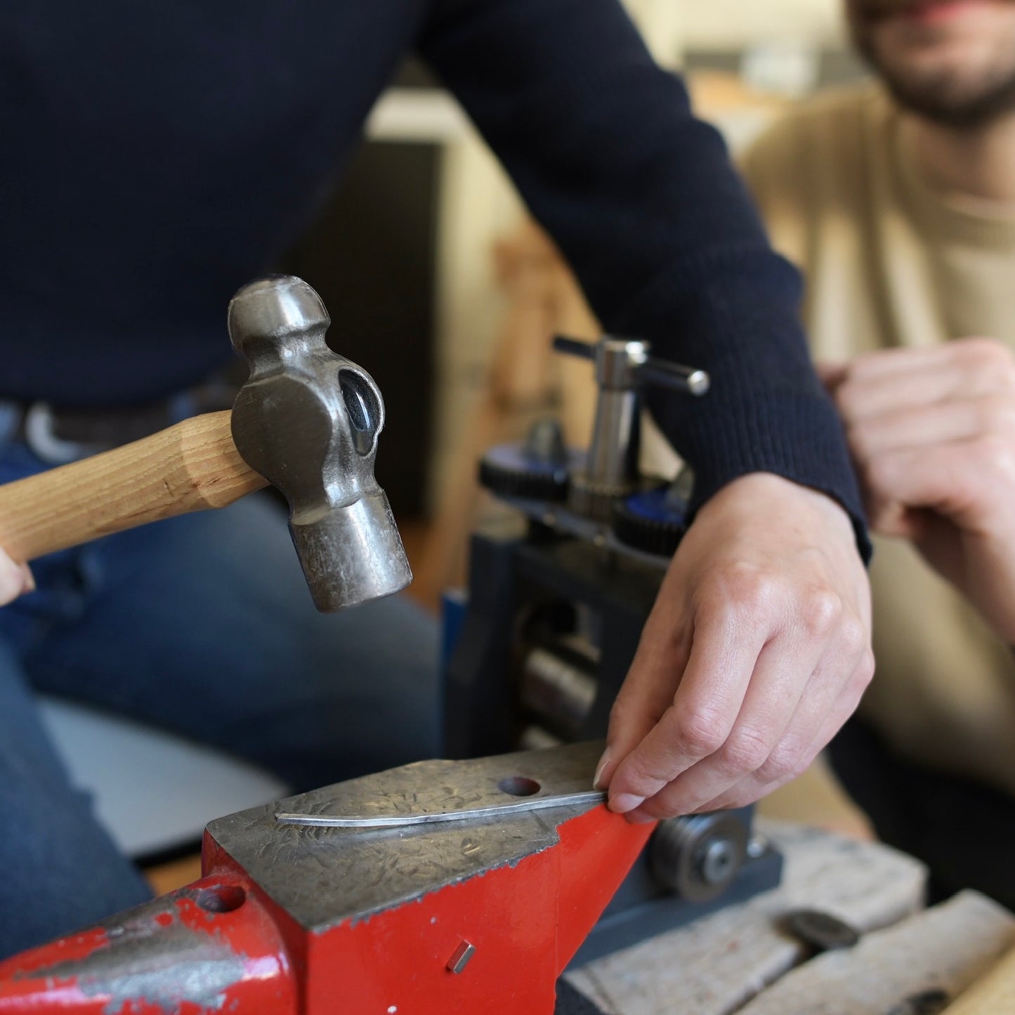 Marteler, texturer, créer votre propre bague