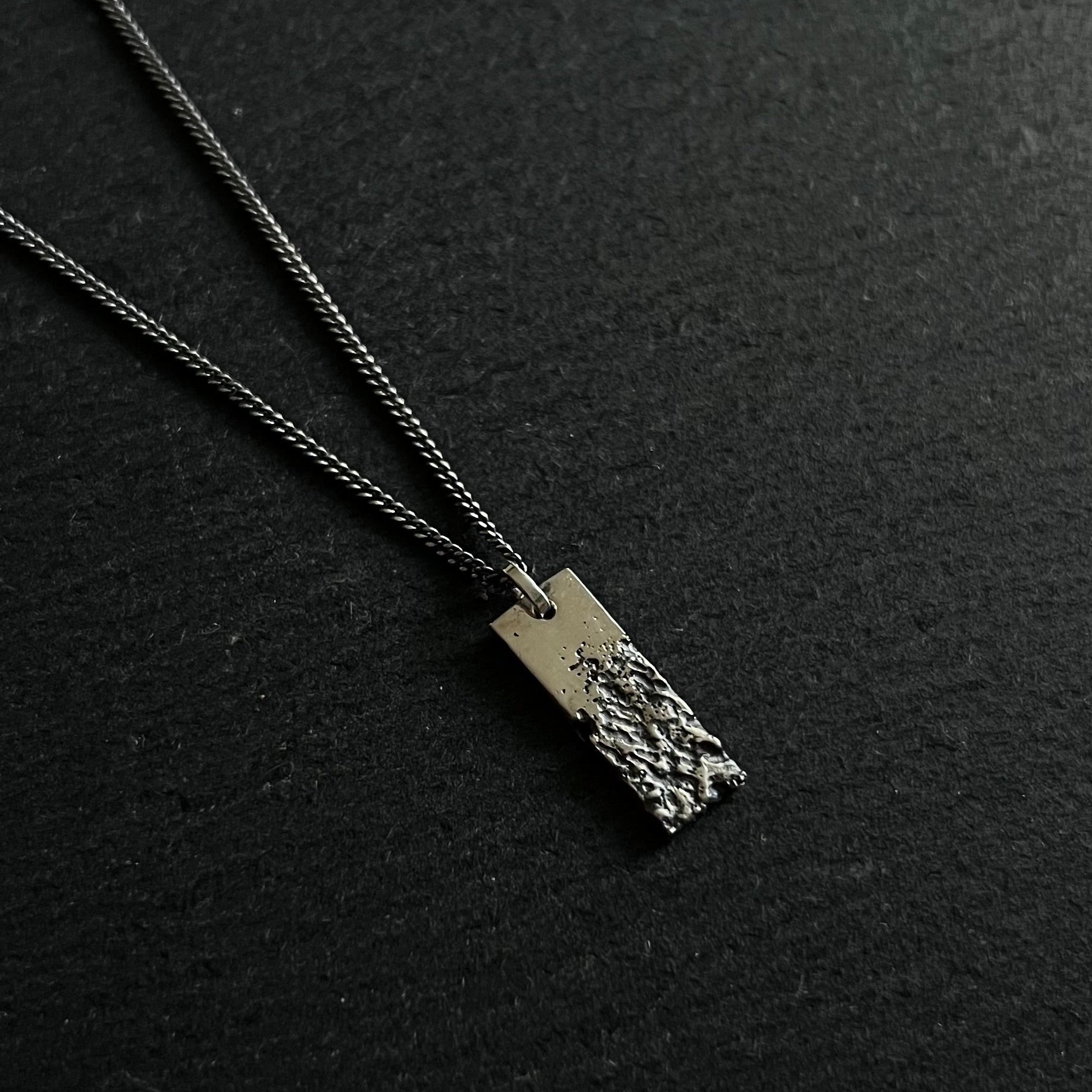 Collier homme en argent 925 , chaîne homme , bijoux cadeaux homme. Collier organique en argent 925 