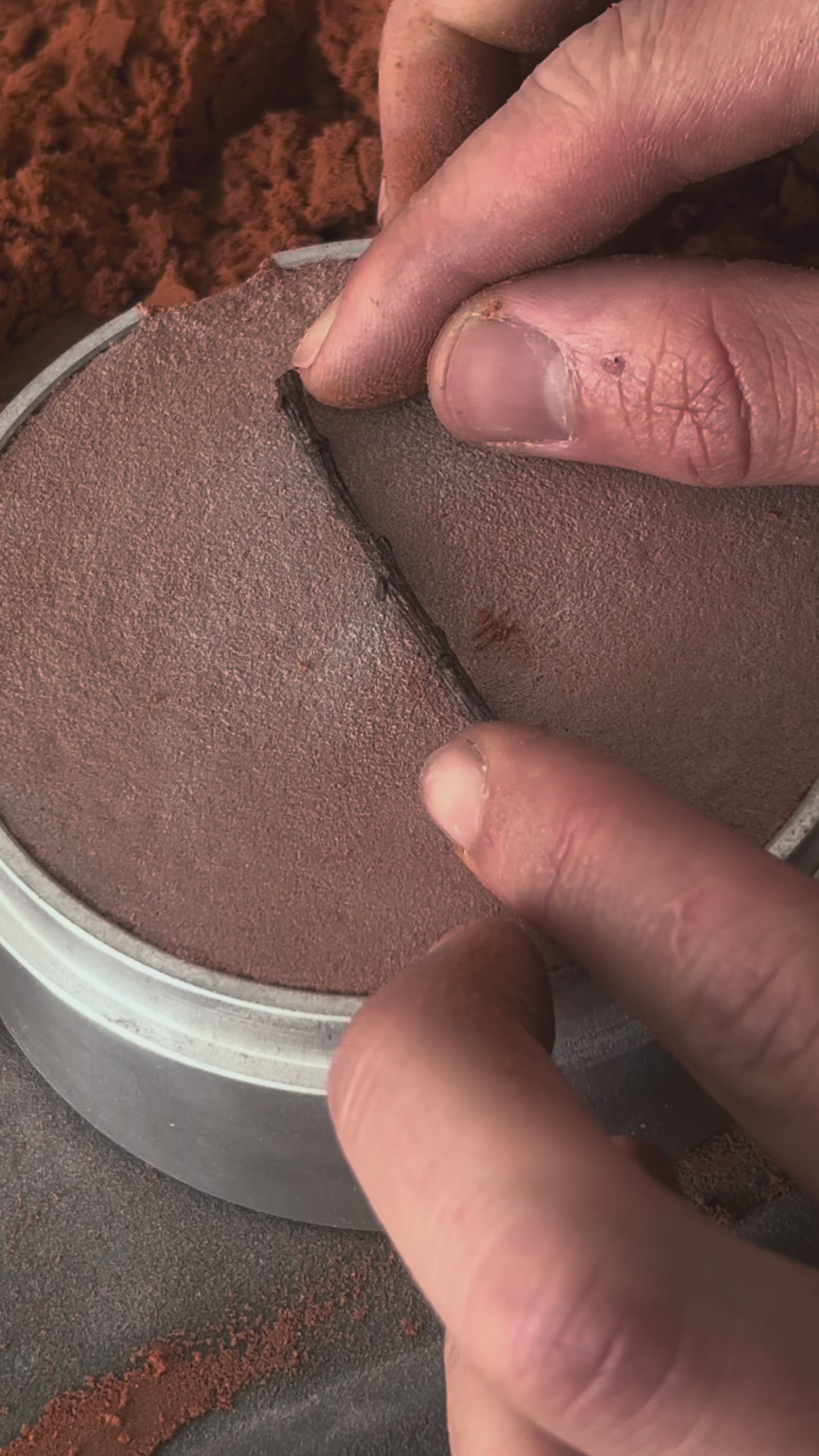 Fabrication de la bague Chêne en argent massif 925 par fonte au sable, empreinte de branche de chêne, atelier bijouterie artisanale Fonte Bijoux Rennes Ille-et-Vilaine